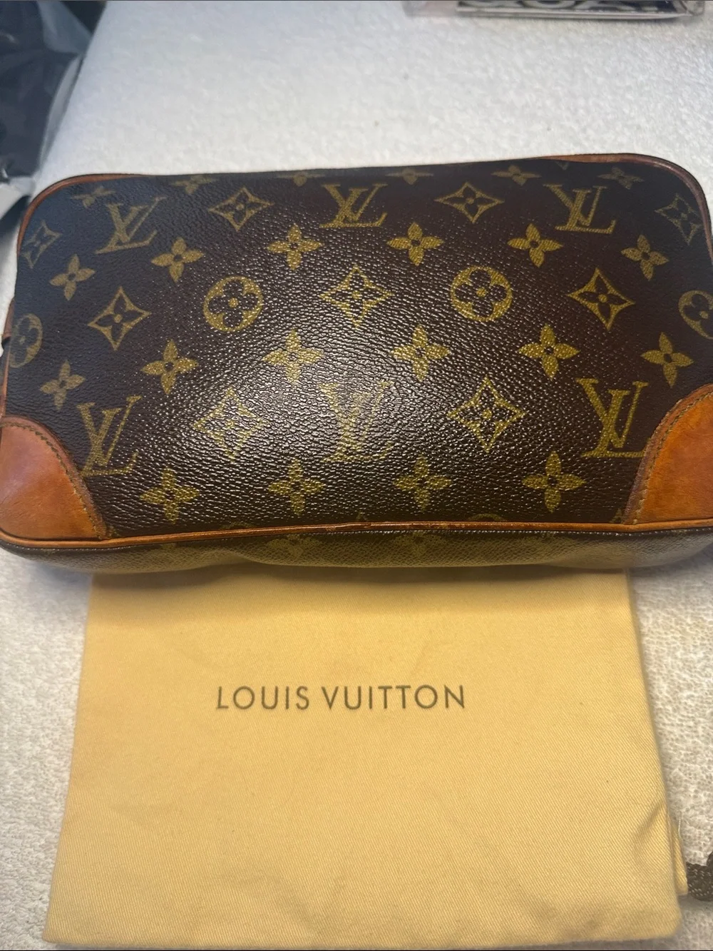 Louis Vuitton Marly Dragonne GM Clutch Brown Monogram - Picture 2 of 13